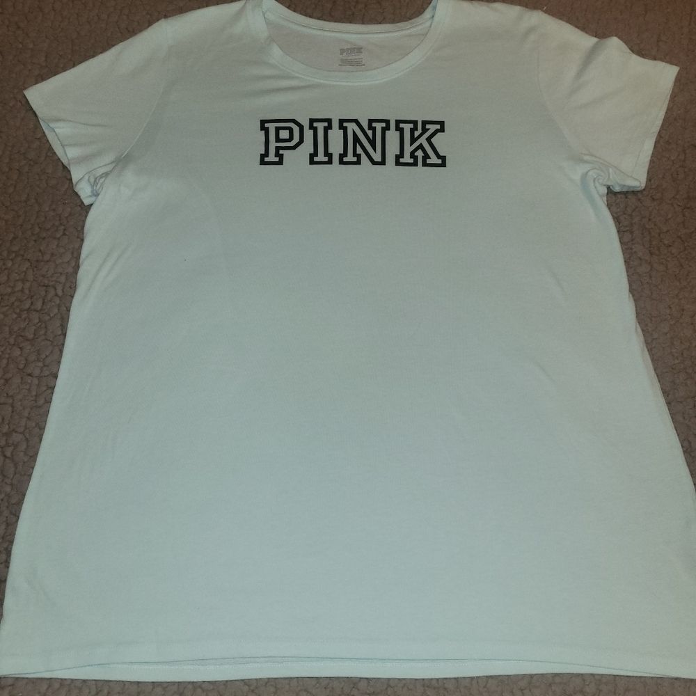 EUC PINK tshirt blue XL
